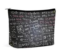 VFMKT Women Makeup Bag for Purse Waterproof Cosmetic Bags Math Formula Makeup Pouch with Zipper Travel Toiletry Bag Organizer for Women Ladies, style, One Size