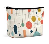 VFMKT Women Makeup Bag for Purse Waterproof Cosmetic Bags Modern Mid Century Makeup Pouch with Zipper Travel Toiletry Bag Organizer for Women Ladies, style, One Size