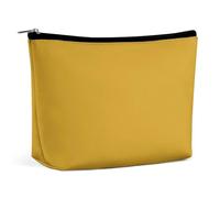 VFMKT Women Makeup Bag for Purse Waterproof Cosmetic Bags Natural Yellow Makeup Pouch with Zipper Travel Toiletry Bag Organizer for Women Ladies, style, One Size