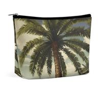 VFMKT Women Makeup Bag for Purse Waterproof Cosmetic Bags Palm Tree Tropical Makeup Pouch with Zipper Travel Toiletry Bag Organizer for Women Ladies, style, One Size