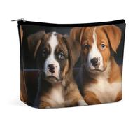 VFMKT Women Makeup Bag for Purse Waterproof Cosmetic Bags Puppies Dogs Pets Animals Makeup Pouch with Zipper Travel Toiletry Bag Organizer for Women Ladies, style, One Size