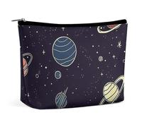 VFMKT Women Makeup Bag for Purse Waterproof Cosmetic Bags Space Star Pattern Makeup Pouch with Zipper Travel Toiletry Bag Organizer for Women Ladies, style, One Size