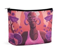 VFMKT Women Makeup Bag for Purse Waterproof Cosmetic Bags Strong Woman Makeup Pouch with Zipper Travel Toiletry Bag Organizer for Women Ladies, style, One Size