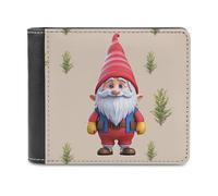 VFMNT Cute Gnome Wallet Large Capacity Leather Wallet Phone Clutch Travel Purse for Men Women Gift, white, One Size, Wallet