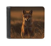 VFMNT Fox at Sunset Wallet Large Capacity Leather Wallet Phone Clutch Travel Purse for Men Women Gift, white, One Size, Wallet