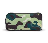 VFMNT Large Capacity Pencil Case Abstract Camouflage Pencil Pouch Aesthetic Makeup Bag for Women Portable Pencil Bag Organizer with Zipper Cute Pen Bag for Office Supplies