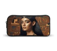 VFMNT Large Capacity Pencil Case Women in Ancient Egypt Pencil Pouch Aesthetic Makeup Bag for Women Portable Pencil Bag Organizer with Zipper Cute Pen Bag for Office Supplies