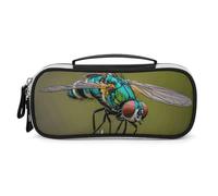 VFMNT Large Makeup Bag for Purse Hunting Fly Wild Cosmetic Bag for Women Travel Toiletry Bag with Handle Make Up Organizer Case Portable Pen Bag Small Pencil Case for Office, white, One Size, Makeup