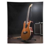 VFMNT Tapestry Wall Hanging Musical Instrument Guitar Tapestries for Bedroom Aesthetic Vintage Tapestries for Living Room Wall Art Decorative Flag for Backdrop Room Decor 50x60 Inch