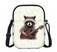 VFMNT Women Cell Phone Purse Small Crossbody Bags Zipper Sling Purses Travel Shoulder Handbag Funny Raccoon Messenger Bag