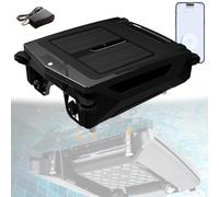 VFMVOYNZ Automatic Pool Sur-face Cleaner Robot with APP Control, Cordless Solar Robotic Pool Skimmer with 24H Cleaning, Dual Charging Option, 3.4L Garbage Collection Basket