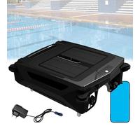 VFMVOYNZ Solar Pool Skimmer, Upgrade Robotic Pool Sur-face Cleaner with APP Control & 24 Hours Continuous Cleaning, Dual Charging Options, Smart Obstacle Avoidance