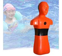 VFMVOYNZ Water Rescue Dummy Drowning Prevention Training Equipment - Water Lifeguard Simulator Tool for Pool/Beach & River, Quick Water Inlet/Outlet(Orange)
