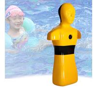 VFMVOYNZ Water Rescue Dummy Drowning Prevention Training Equipment - Water Lifeguard Simulator Tool for Pool/Beach & River, Quick Water Inlet/Outlet(Yellow)