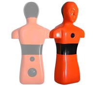 VFMVOYNZ Water Rescue Training Dummy - Drowning Prevention Teaching Tools - Pool Life-Saving Training Model, Heavy Rescue Device with 3 Water Injection Holes(Orange)