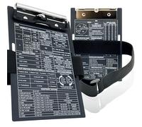 VFR Pilot Kneeboard Aviation Metal Clipboard A6 Knee Board w/Elastic Strap