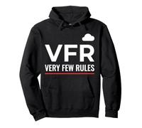 VFR Very Few Rules VFR Sport Pilot Pullover Hoodie