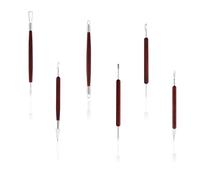 Vfrdsa 6-Piece Sculpting Tools Set - Clay Tools for Pottery & Clay Modelling, Dual-Ended Wooden-Handled Pottery Tools for Air Dry/Polymer Clay Projects, Ideal for Beginners & Professionals