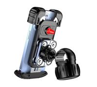 VFRTAAZ Bicycle Phone Holder Motorcycle Cell Phone Stand Holder Handle Navigation Support Mirrors Mount Mobile Handlebar Bracket Anti Vibration Bike GPS Cell Phone Handlebar Mounts(Style 2)