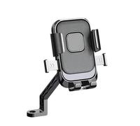 VFRTAAZ Bicycle Phone Holder Universal Motorcycles Bicycles Phone Holder Free Rotation Mobile Phone Navigation Bracket For Riding Shockproof Cell Phone Handlebar Mounts(Mirror)