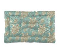 Vftphvr Dog Cat Bed Mat for Small Medium Pets, Soft Crate Pad Mattress Cushion No Slip Sleeping Kennel Mat Washable & Dry 36x24 inch Print Sea Turtle Tortoise Terrapin Enthic Boho Pattern