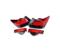 VFVCTGHZ For Accord 8th 2008 2009 2010 2011 2012 2013 Car Rear Tail Light Rear Running Lamp Brake Light(Red and black)