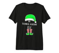 VFX Christmas Technical Artist Elf Matching Visual Effects Premium T-Shirt