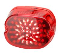 VG MOTO - Motorcycle LED Tail Light Red Strobe Tail Lights Low Profile Replacement for Harley Dyna Sportster 883 1200 Road King