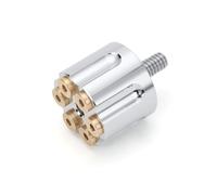 VG MOTO Motorcycle Seat Bolt Screw 1/4"-20 for Harley Touring Sportster | for Dyna Softail Road King Street Glide 1996-2023, Knurled Tool-Free Fender Mount, 304 Stainless Steel, Chrome