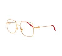 Valentino VG0030O 003 Woman Optical frames Metal Gold Transparent Squared