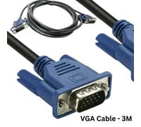 Vga Cable Svga D-Sub 15 Pin Male To Male Vga Lead - 3M