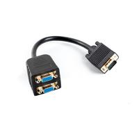 VGA D-Sub15 (M) to 2x VGA D-Sub15 (F) Adapter AD-0020-BK