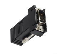 VGA Extender Adaptor with Gold-Plated Contacts for VGA | Supports CAT5e CAT6 cable, bi-directional data transmission, ideal for home networks