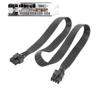 VGA Graphics Card Cable - Modular GPU Adapter, Flat Connector, PCIe Link | High Efficiency Supply Conversion Wire, Sturdy 8-Pin Bridge Solution Desktop Setup, PC Upgrade Task