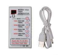 VGA Signal Generator for SVGA XGA Display Testing, Portable CRT LCD Projector Repair Tool with 4 Resolutions 640x480 to 1280x1024, White