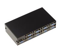 VGA Splitter Box / Video Switch - 8 Ports - METAL