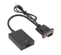 VGA to Adapter 1080P Lossless Conversion, Lightweight ABS Body, Plug and Play for PC Monitor TV