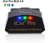 Vgate iCar Pro BLE 4.0 OBD2 Diagnostic Tool Fault Code Reader OBDII Compatible Car Adapter Check Engine Light for iOS, Android and Windows