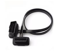 Vgate OBD2 Extension Cable 16 Pin Male to Female Ribbon Cable with Angled Connector for All OBD2 Vehicles