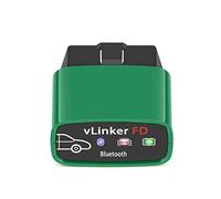 Vgate OBDII Bluetooth, vLinker FD OBD Scanner OBD2 Diagnostic Tool Check Engine Light for Android & Windows (Bluetooth 3.0)