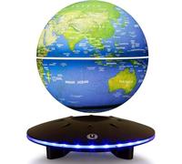 VGAzer Floating Globe, Levitating Globe World Map，Rotating 6 in Tabletop Geographic Globes for Home Decor, Room Decoration