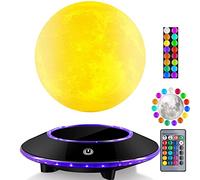 VGAzer Floating Moon Lamp, 16 Colors 20 Models 6 inches Levitating Moon Lamp Light Spinning LED with Remoter, Adjustable Brightness for Friends Gifts, Office Room Decor