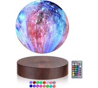 VGAzer Levitating Moon Lamp - Floating and Spinning Galaxy Lamp with 16 Colors LED Lights, Unique Gift for Kids & Lovers