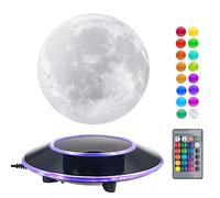 VGAzer Levitating Moon Lamp,Floating and Spinning in Air Freely 16 Colors 20 Models with Gradually Changing LED Lights for Home,Office Decor,Unique Holiday Gifts,Night Light