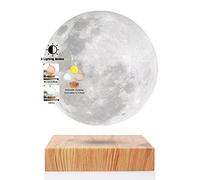 VGAzer Levitating Moon Lamp.Floating and Spinning in Air,Night lamp for Office,Home,Decro,Gifts.Christmas (3 Colors)