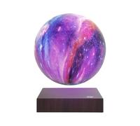 VGAzer Magnetic Levitation Moon Lamp Globe Night Light - Floating and Spinning 3D LED Colorful Light for Home Decoration Table Lamp