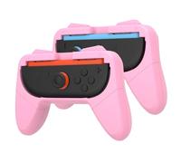 VGBUS 2Pack Joy-Con Grips for Nintendo Switch 2 (2025),Ergonomic Design Controller Grip Kit Accessories for Switch 2. (2PACK-PINK)