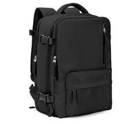 VGCUB Large Travel Work Business Backpack Carry on Flight Approved Laptop Backpack for Women Men Mochila de Viaje, A1-black-extra Large, XL, Fit a 17-inch Laptop