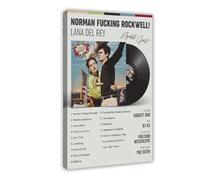VGDFH Lana Del Rey Norman Fucking Rockwell! Album Cover Canvas Canvas Poster Frame-style 20x30inch(50x75cm)