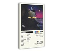 VGDFH Lil Baby It's My Turn Album Cover Canvas Poster Frame-style 16x24inch(40x60cm)